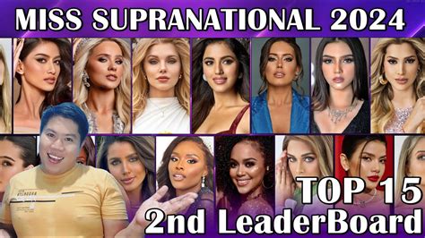 Miss Supranational 2024 2nd LeaderBoard Top 15 YouTube