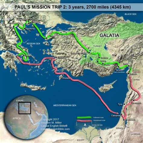 Map of Galatia - Casual English Bible