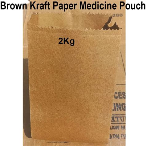 2Kg Brown Kraft Paper Medicine Pouch At Rs 40 Kg Paper Pouch In