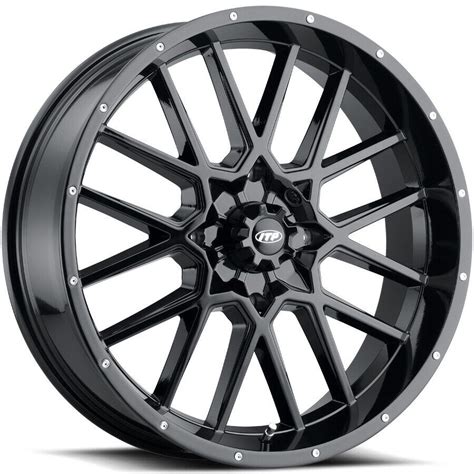 Itp Hurricane X Atv Utv Wheel Gloss Black