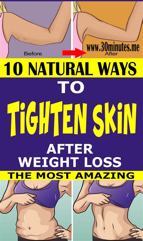 10 Ways To Naturally Tighten Skin After Weight Loss HEALTH And WELLNESS