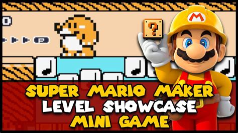 Mini Game Level Showcase Super Mario Maker Youtube