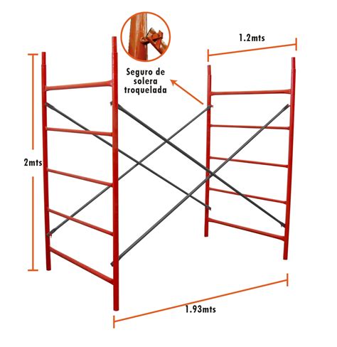 Andamio Banquetero Ligero X M Tubular Acero Clickbuy