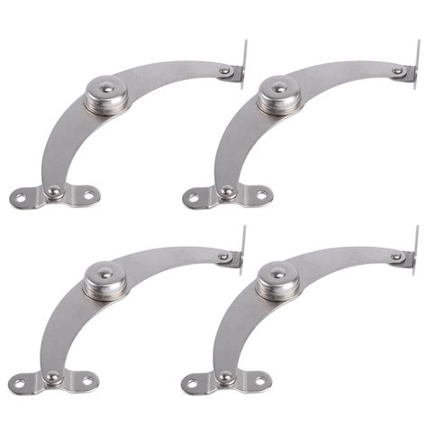 4 Pcs Cabinet Hinges Lids Support Hinges Cabinet Support Rod Cupboard Stainless Steel - Walmart.com