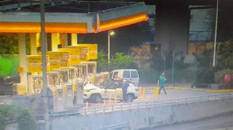 Un volante de Estudiantes de La Plata chocó contra un surtidor de nafta