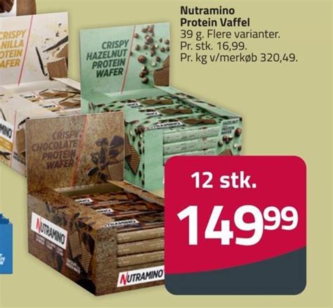 Nutramino Protein Vaffel Tilbud Hos Fleggaard