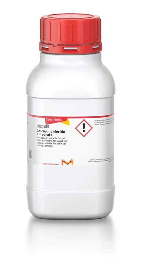 Calcium Chloride Dihydrat Rate Cellculture T Merck Life Sciences Thailand