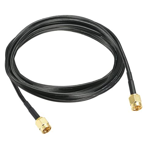 Rg174 Sma Male To Sma Male Rf Coaxial Adapter Connector Copper Cable