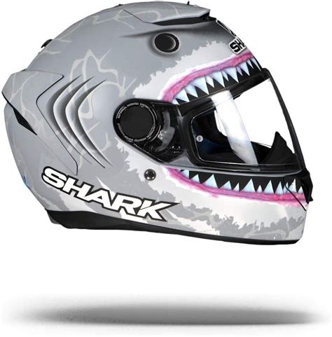 Shark Spartan Lorenzo White Shark Full Face Helmet, Motorcycles ...