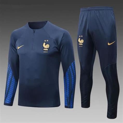 Surv Tement De Foot France Homme Etoiles Nouveau Maillot De