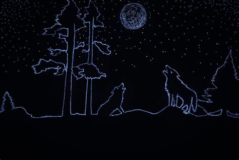 Blue Wolf Drawing by Shane Silva - Fine Art America