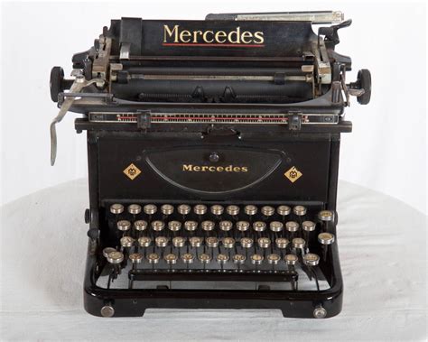 Rare Mercedes Typewriter At 1stdibs