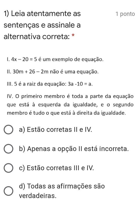 Alternativa Correta - Assinale As Alternativa Correta - BRAINCP