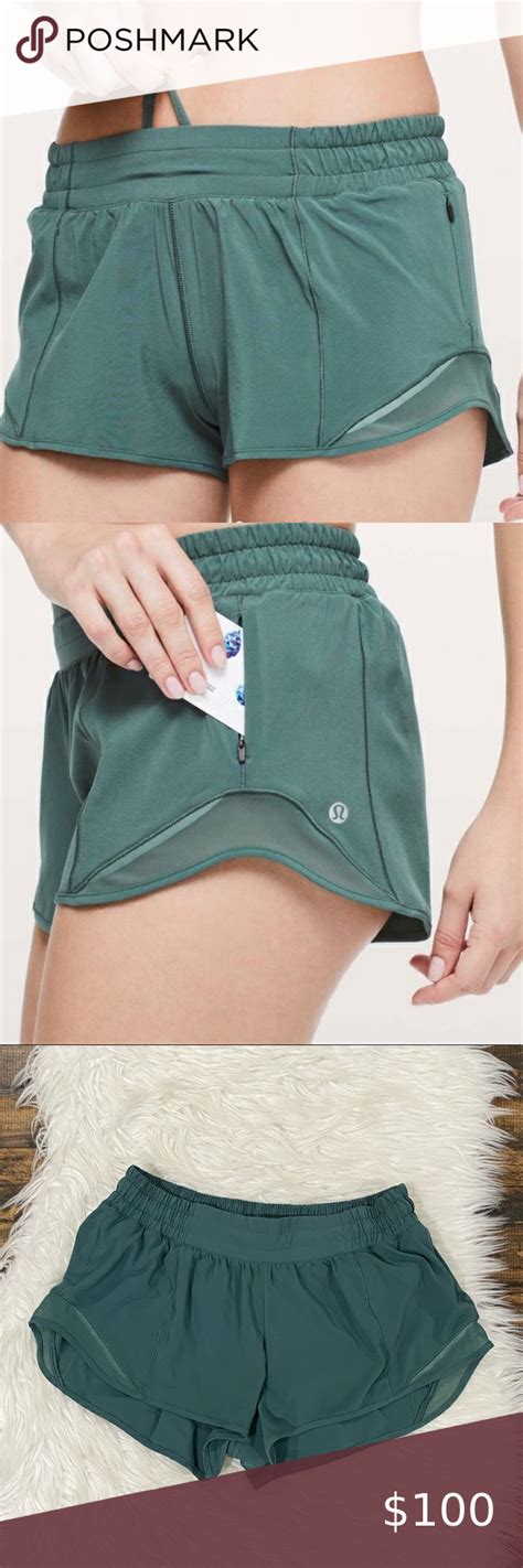 Lululemon Hotty Hot Short 2 5 Green Smoke Hotty Hot Shorts