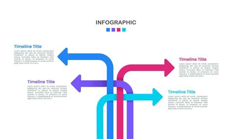 infographic intertwined arrows  options vector illustration