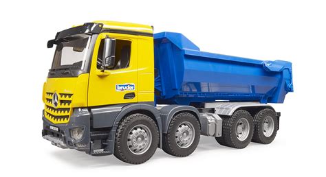 Bruder Mercedes Benz Arocs Halfpipe Dump Truck Bruder Construction