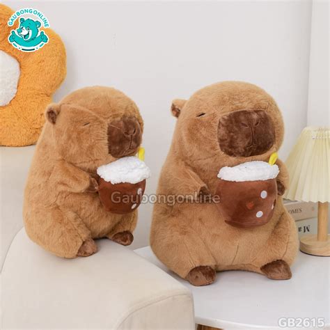 Chuột Capybara Ôm Trà Sữa - Gấu bông online