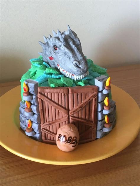 Indominus Rex Cake Jurassic World Dinosaur Birthday Cakes Jurassic World Cake Cake