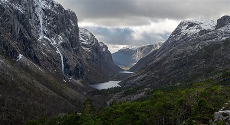 Photos Norway Indredalen Crag Nature mountain Scenery