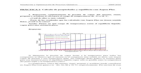 Pr Ctica C Lculo De Propiedades Y Equilibrio Con De La Practica