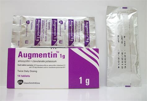 Augmentin 1g Antibiotic For Bacterial Infections Saif