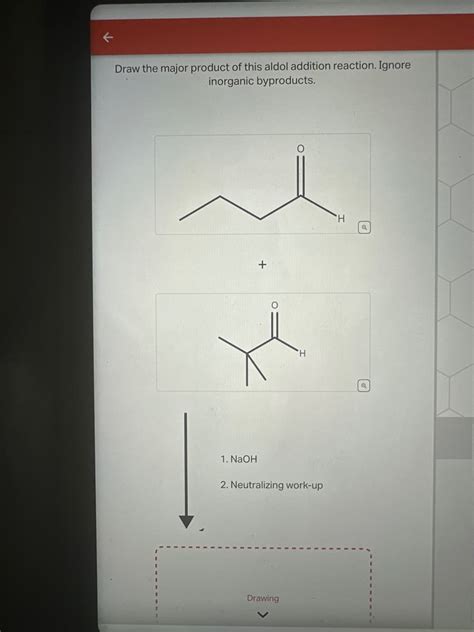 Answered Draw The Major Product Of This Aldol Bartleby