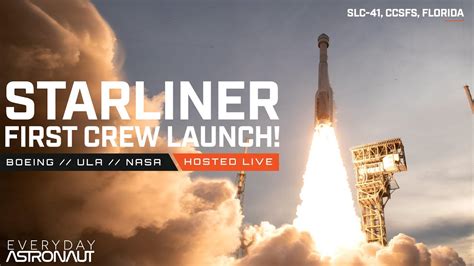 Scrubbed Watch The First Boeing Starliner Launch With Nasa Astronauts