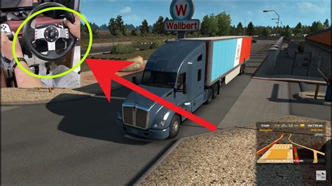 American Truck Simulator Gameplay Logitech G27 Steering Wheel