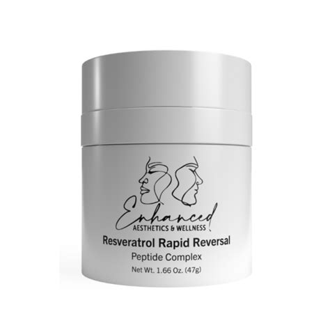 Resveratrol Rapid Reversal Peptide Complex Enhanced Aesthetics Wellness