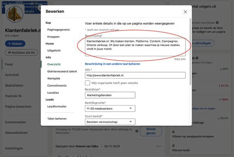 Hoe Optimaliseer Je Een Linkedin Bedrijfspagina Klantenfabrieknl