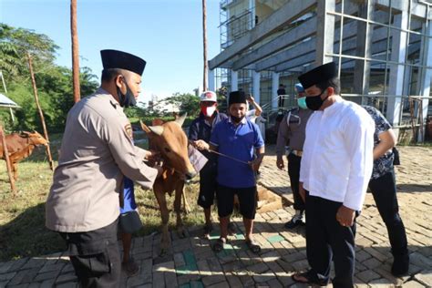 Polda Kalbar Distribusi Daging Kurban Dari Rumah Ke Rumah Antara News