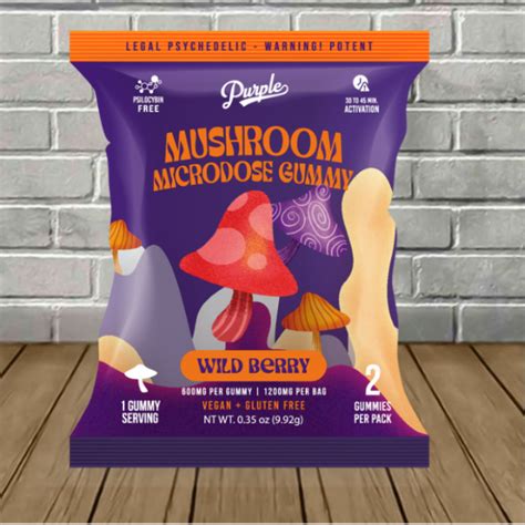 Purple Magic Amanita Mushroom Gummies Great Cbd Shop