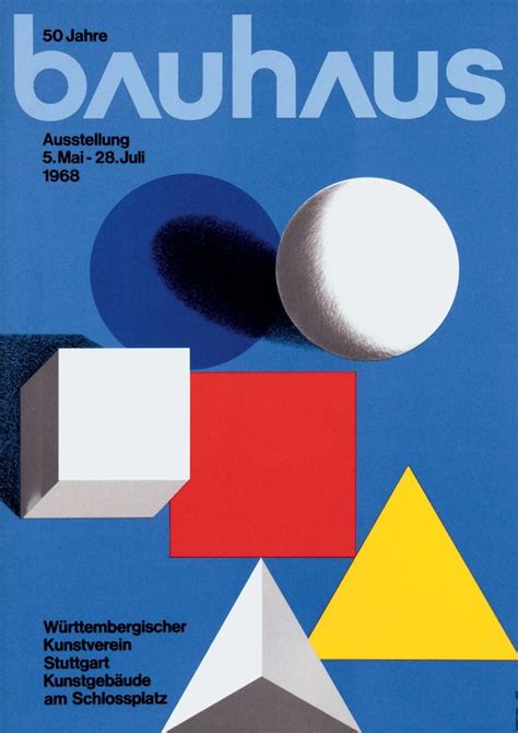 50 Years Of The Bauhaus AGI Bauhaus Herbert Bayer Graphic Design