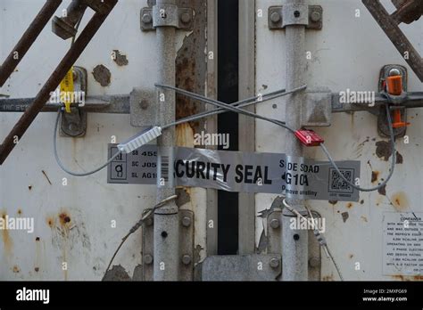 Silver Security Tape And Metal Seals Use For Seal Cargo In Transit