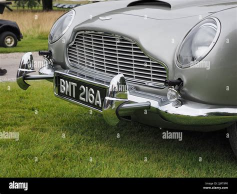 Aston Martin Db Goldfinger Continuation Stock Photo Alamy