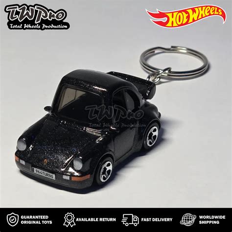 GANTUNGAN HOT WHEELS Keychain PORSCHE TURBO Custom Keychain Hot Wheels