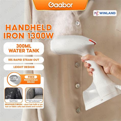 Gaabor By Winland Hanging Iron Wet Dry Handheld Ironing Machine With