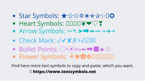 Text Symbols