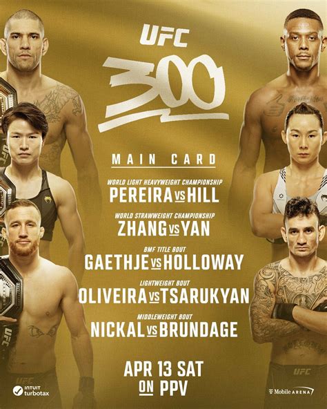 UFC 300 - Rating the Main Card - MMA Sucka