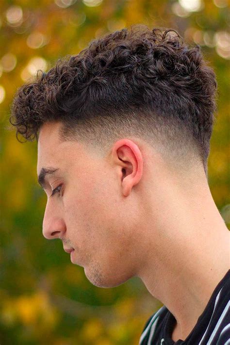 Taper Haircut With Curls