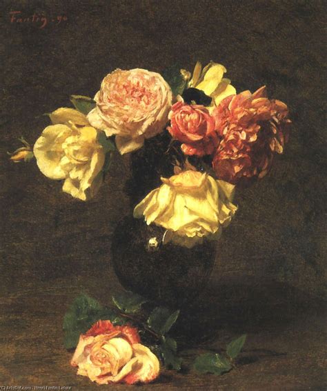 Reproductions D art De Musée Roses blanches et roses de Henri Fantin