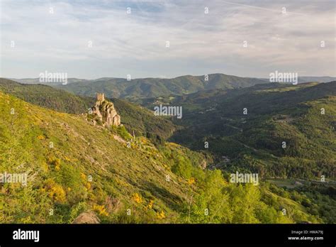 La France l Ardèche Monts d Ardèche Parc Naturel Régional le château