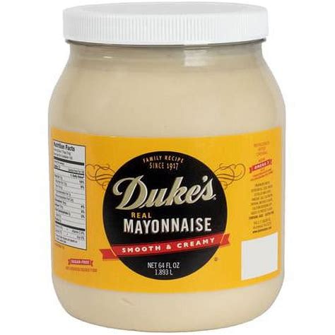 Duke S Real Mayonnaise Value Size For Sandwiches 64 Oz Walmart