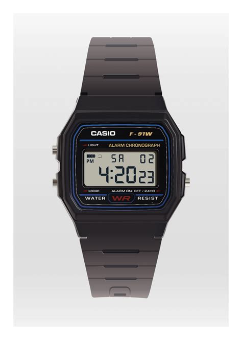 Casio F-91W : r/AdobeIllustrator