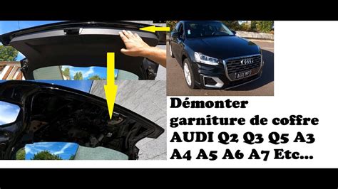 Démonter garniture de coffre AUDI Q2 SQ2 Q3 Q5 Q7 A3 et autres AUDI