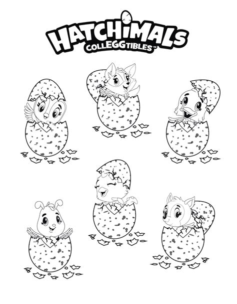 Unicorn Hatchimal Coloring Page At Viimalcolmblog Blog