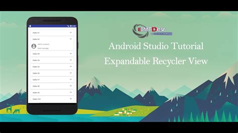 Android Studio Tutorial Expandable Recycler View Youtube