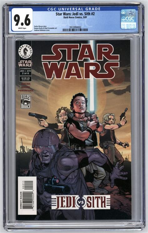 Star Wars Jedi vs. Sith #2 CGC 9.6 - Android’s Amazing Comics