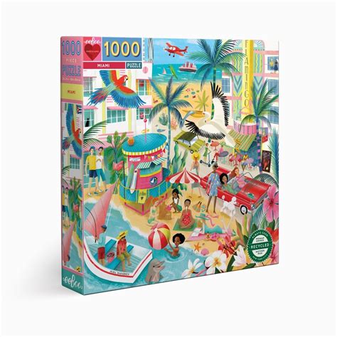 Puzzle Pi Ces Eeboo Miami Defiparades Le Magasin Conseil