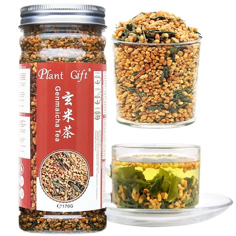 Plant Gift Genmaicha Tea 玄米茶 Genmaicha Tee Genmai cha grüner Tee mit